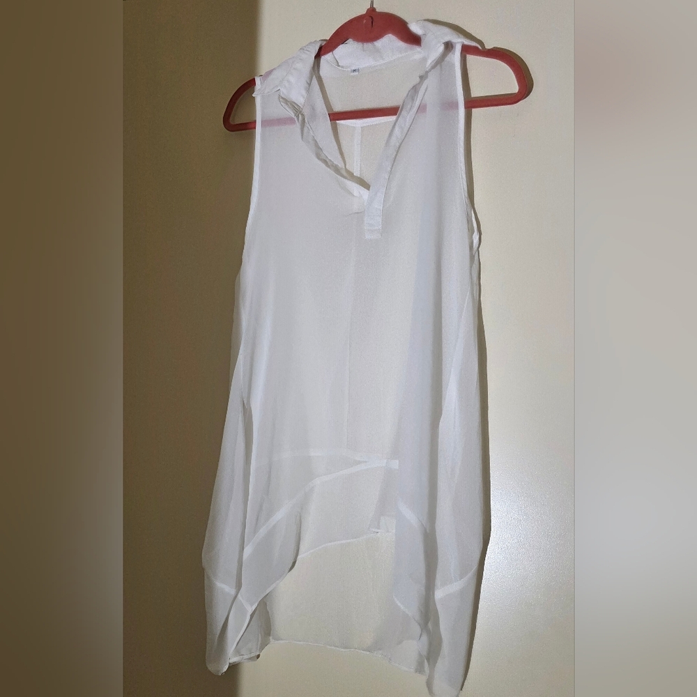Sheer dress with slip
